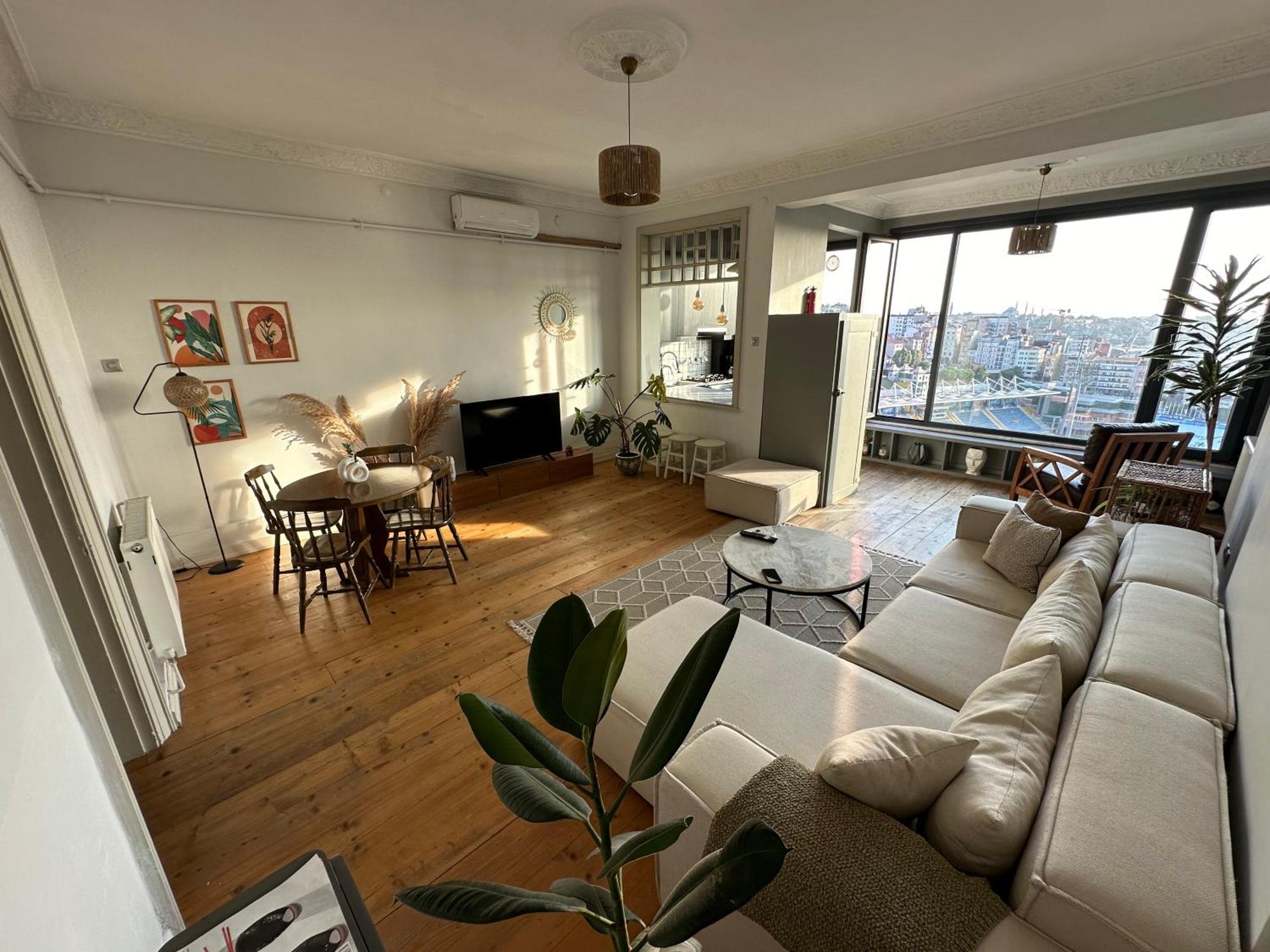 Fantastic Golden Horn View In Beyoglu, Cozy Design Apartment Istanbul Exterior photo
